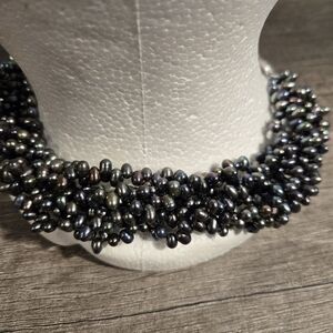 Fantastic Multicolor 8 Strand Pearl Necklace
